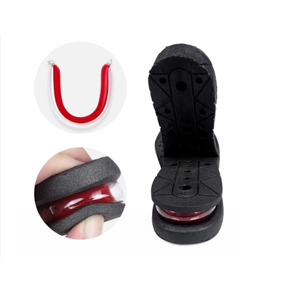 Usynlige innleggssåler for høydeøkning, fra 3 cm til 9 cm, høydeøkningspute, justerbar (9 cm)