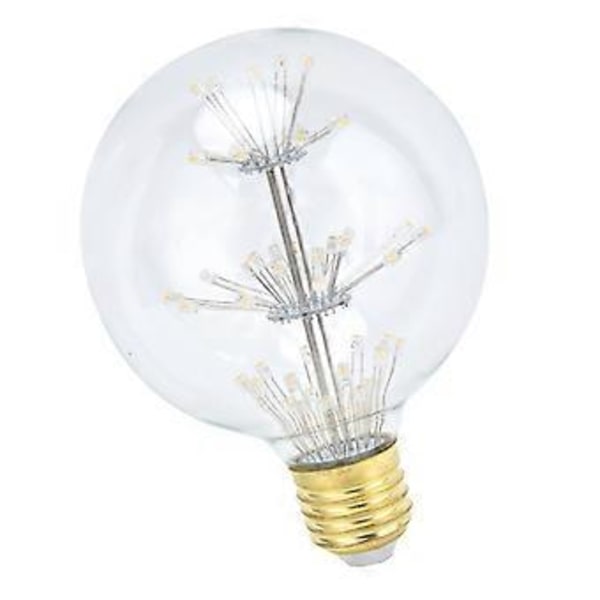Antikt LED-pære 3W G95 E27 Globe Rund Pære til Festlig Dekoration 85265V Varmt Lys