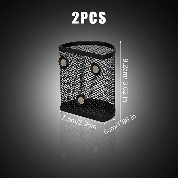 2 st magnetiska pennhållare, magnetisk pennhållare magnetisk markör