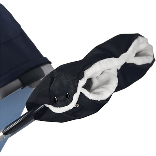 Svart Baby Pushchair/Pram/Stroller/Buggy/Baby Carriage Fleece Han