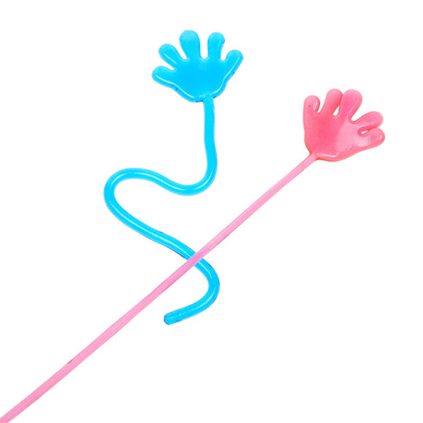 TPR Mini Sticky Hand Toys för barnfestpresenter, födelsedag 100 st