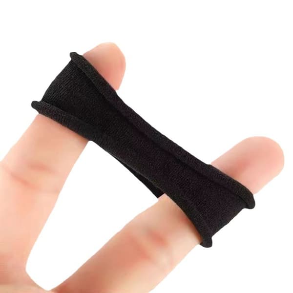 Pakke med 100 Sorte Hårbånd, Hårholdere, Elastiske Elastikker 4cm