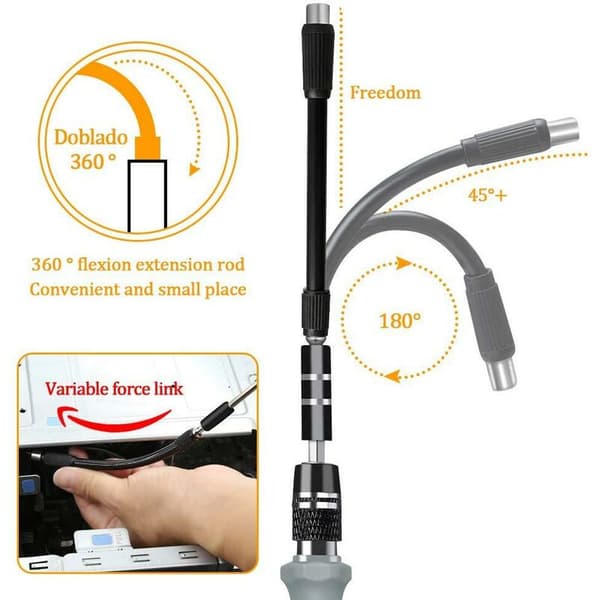 Precisionsbitssats, bärbar reparationssats för dator/bärbar dator/iPhone