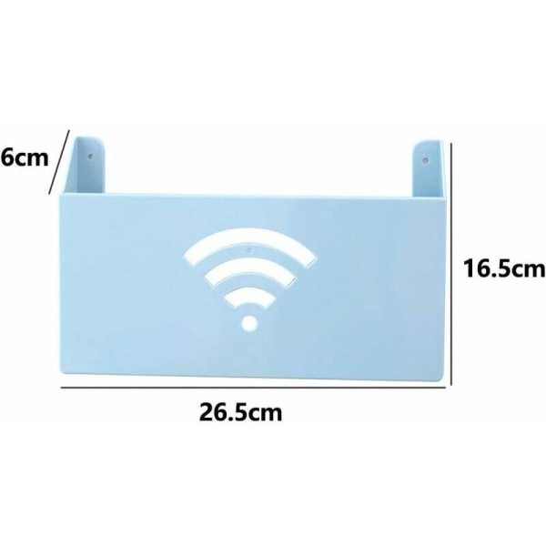 Home Creative WiFi Router Wall Storage Box Wall Hanging Decor Med