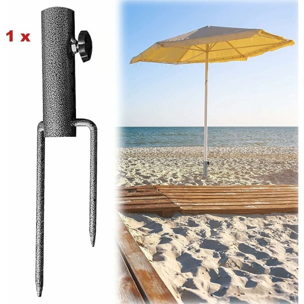 Parasol Jordspyd Pæl Paraply Strandparaply Sand Anker Para