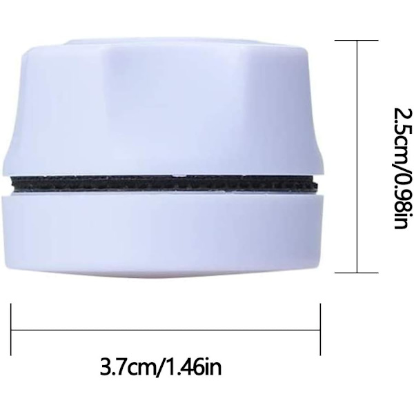 Sort, Hvid, Blå - 3 stk. Magnetisk børste til akvarium, Mini magnet