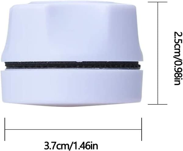 Svart, Hvit, Blå - 3 stk. Magnetisk børste for akvarium, Mini magnet