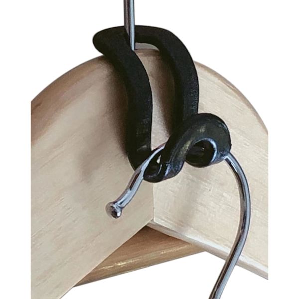 Klädhängare krokar [30 stycken] Platssparande miniklädhängare 4,5*2,5 cm, Wate