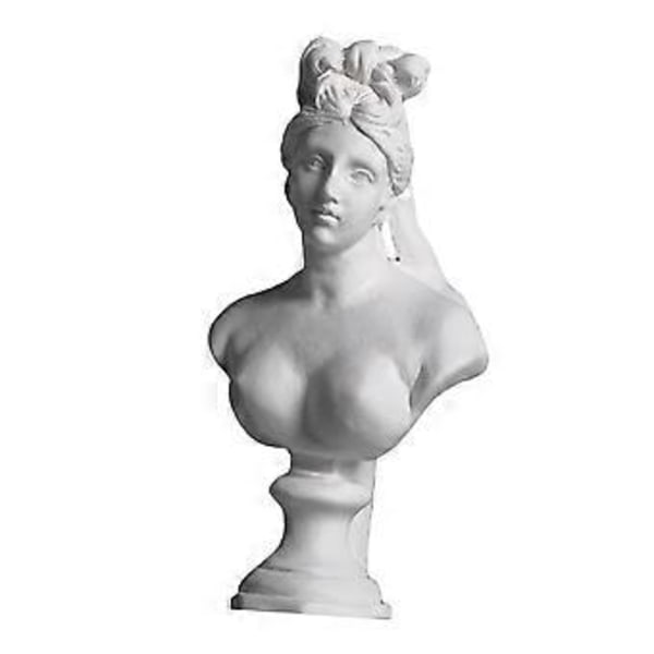 2.4 Tommers Klassisk Resin Gresk Hode Byste Statue Skulptur Figur Hjem Dekor Statue (Sona) Sona