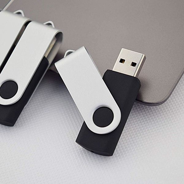5-pakning 64 GB USB-minnepinne 64 GB Flash Drive Thumb Drive Rotatin