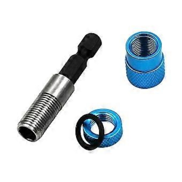 Stark Magnetisk Skruvmejselset hexagonal Drivare med Borr Bits Bar Förlängning Elektrisk Skruvmejsel Bit Enkel Användning blå röd silver blue red silver