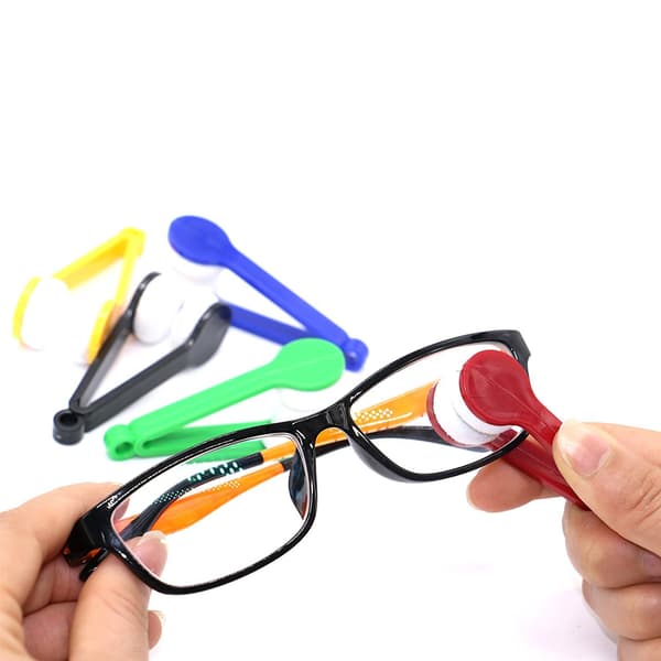 12 st Mini Solglasögon Ögonbryn Mikrofiber Spectacles Rengörare (