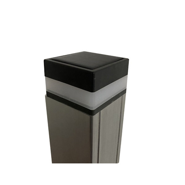 Set med 4 solcellslampor skyddande lock, 7*7cm, 2V, tvåfärgade lampor