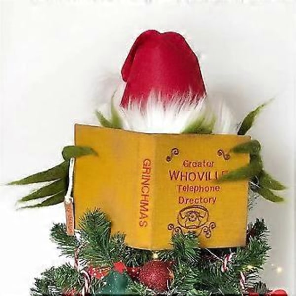 The Grinch Greater Whoville Telefonbog Plys Statue Hjem Bord Julepynt