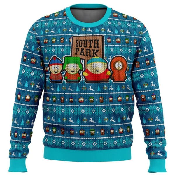 Jultröja, 3D Digitaltryck Rundhalsad Tröja - K29 - Storlek M M