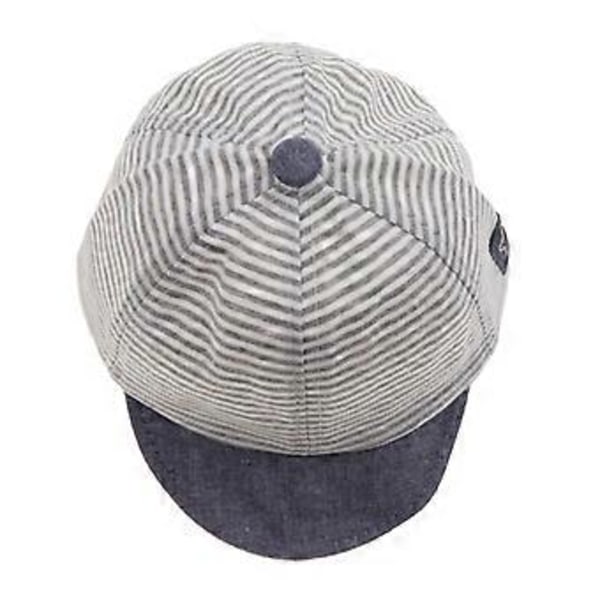 Basebollkeps för Barn Pojkar Flickor Småbarn Baby Casual Utomhus Sport Justerbar Hatt (Grå)