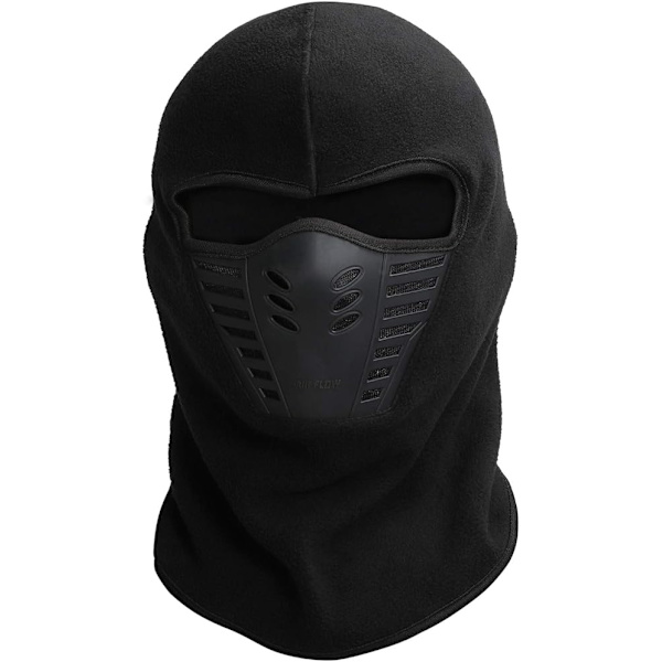 One Size - Svart Balaclava för Män - Airsoft Mask - Ansiktsvärmare -