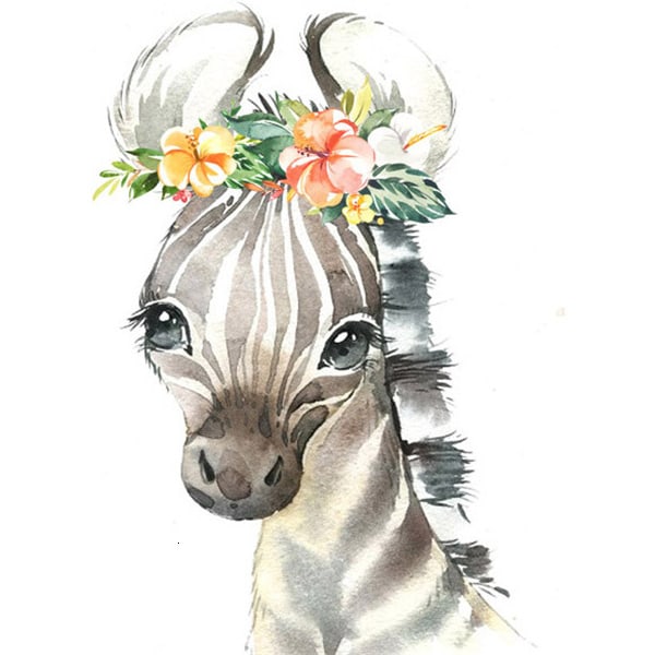30x40cm 5D DIY timanttimaalaus täydellinen,Animaux de Dessins Animés#I,