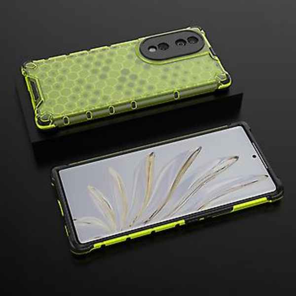 Honeycomb Mobilskal för Honor 70 5G Green