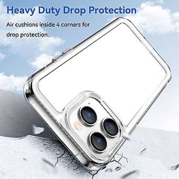 TPU-telefonfodral för iPhone 14 Pro Transparent
