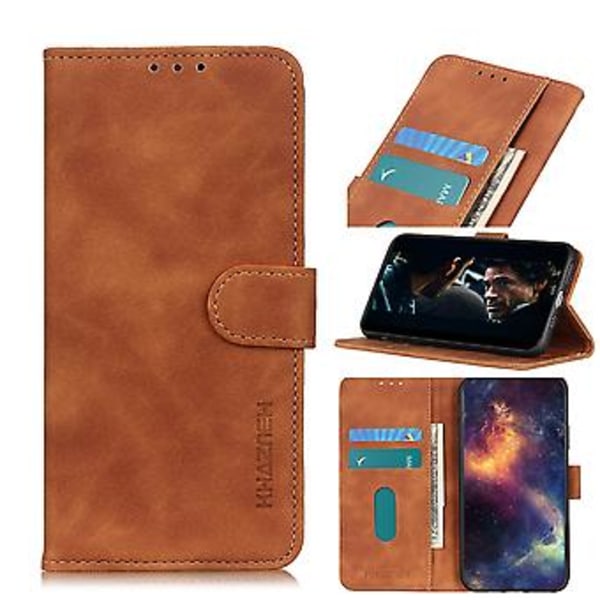 KHAZNEH Retro PU-fodral för Huawei Nova 10 SE Brown