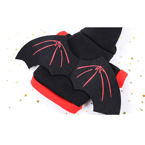 Halloween Hundekostume Kat Hunde Flagermus Vinger til Halloween Fest Sjov