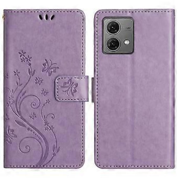 För Motorola Moto G85 5G/S50 Neo 5G Fodral PU Läder Plånboksfodral med Rem Style G