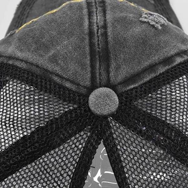 Poninhäntähattu Vintage Pesty Mesh Naisten Baseball-lippis