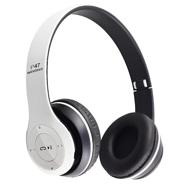 Trådløse Bluetooth-hodetelefoner med mikrofon for musikk, stereo og telefonsamtaler