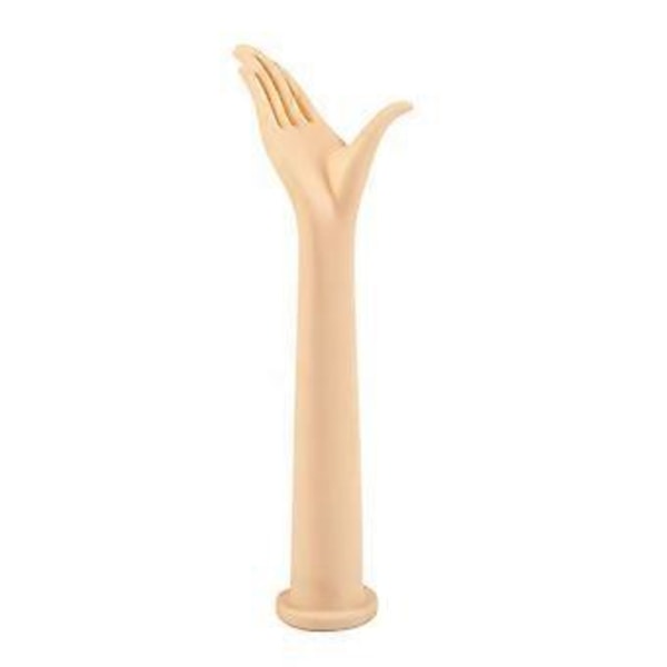 Elegant Kvinnlig Hand Mannekäng Smyckesförvaring Displayställ Tillbehör för Halsband Visning Hemorganisation färg color 47X8.5cm