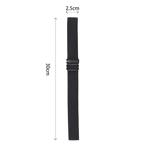 3-delad peruk elastiskt band, peruk pannband, justerbart peruk elastiskt s