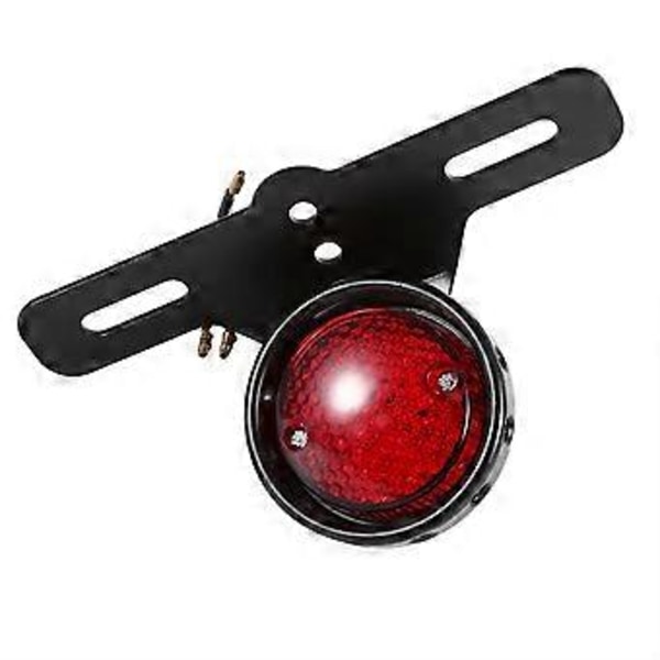 Motorcykel LED Retro Röd Bakre Broms Stoppljus Lampa För Honda/Yamaha