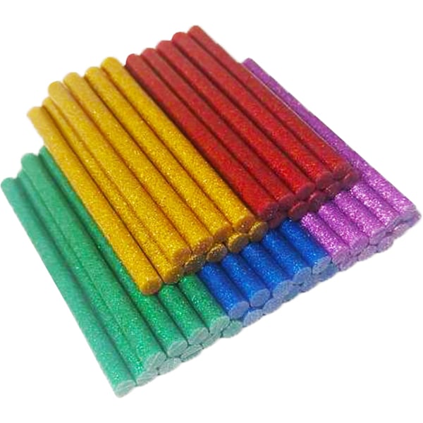 50 kpl 7 mm x 100 mm kuuma liimapuikkoja monivärisiä liimaa kuumaliimapistoolille