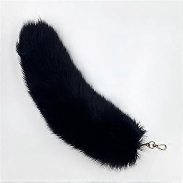 Plys Cosplay Legetøj Lang Hale Nøglering Dyrehalesform Bløde Nøgleringe Farverig Håndtaske Dekoration Nøglevedhæng Nøglering Charm grøn bønne pasta green bean paste