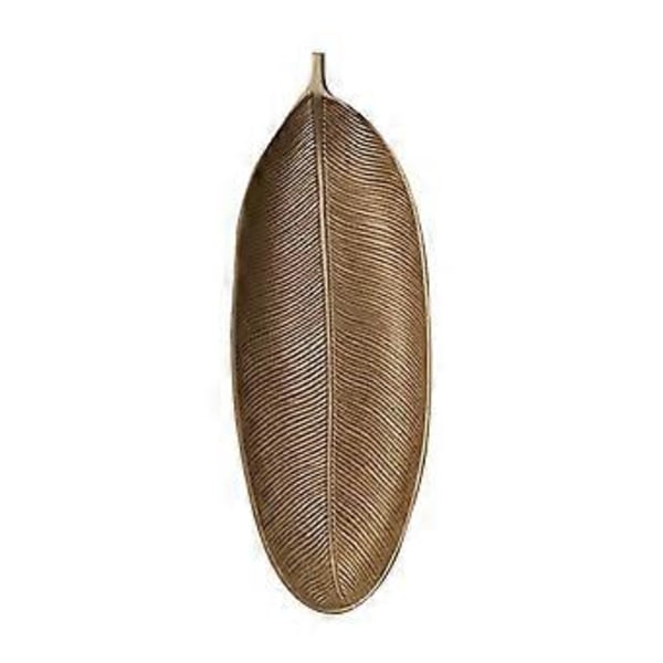 Minimalistisk Nordisk Stil Bladformet Serveringsbrett Elegant Godteri Frukt Snacks Oppbevaringsfat Tallerken Kosmetisk Smykker Pallett Display Organizer Hjemmebord Leaves large