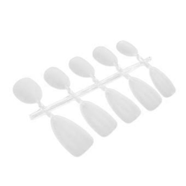 100 stk. Matte Negltipper Profesjonell Hjemmesalong DIY Full Dekning Falsk Negltipp for Neglekunstner Nybegynner