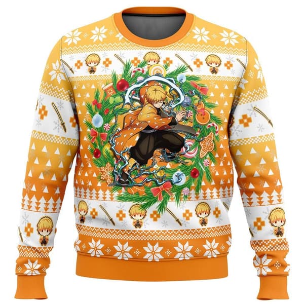 Julesweater, 3D Digital Print Crewneck Pullover - K30 - Størrelse 2XL 2XL