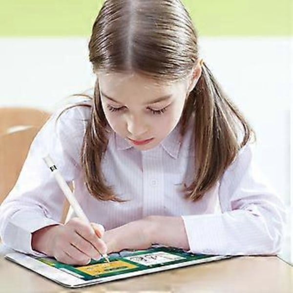 Silikonetui for Apple Pencil 1. gen, holder, beskyttelseshylse, søtt mykt grep, pose, hetteholder + beskyttende nib-deksler, lilla Purple