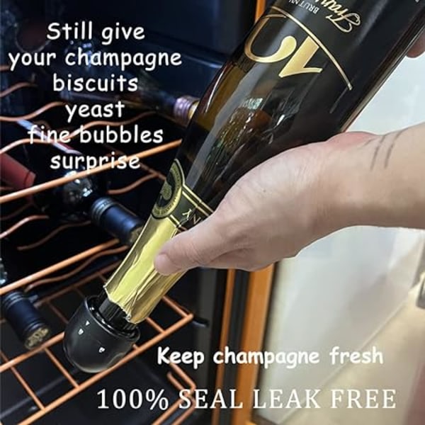(4-pak) Champagne- og vinpropper, SunDiao Champagne- og vinpropper