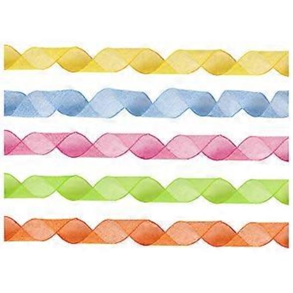 5 Rullar Festivalpaket Band DIY Presentinslagningsband Multifunktionellt Hantverksband