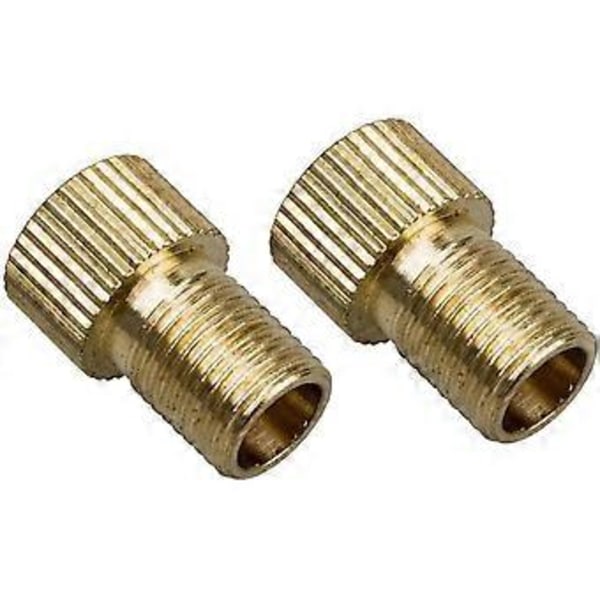 Cykelventil Konverteringsenhet Ventil Konvertering Cykel Luftcylinder Luftkompressor Verktyg (Guld) (2 st)
