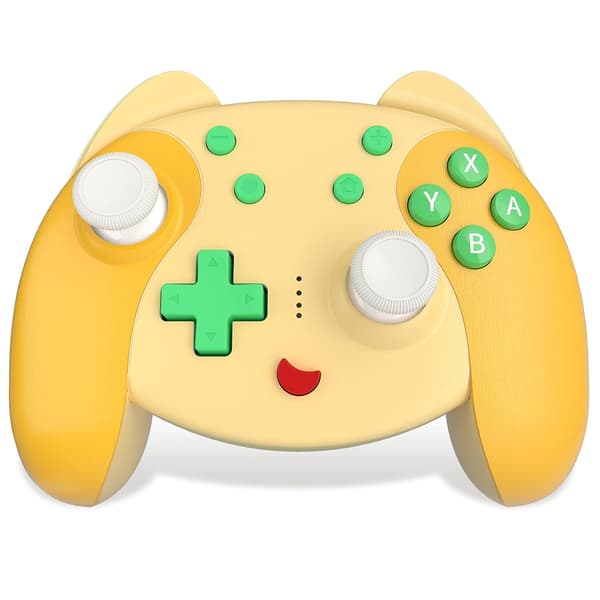 Trådlösa Switch-kontroller - Gula - Kompatibla med Nitendo-Anima