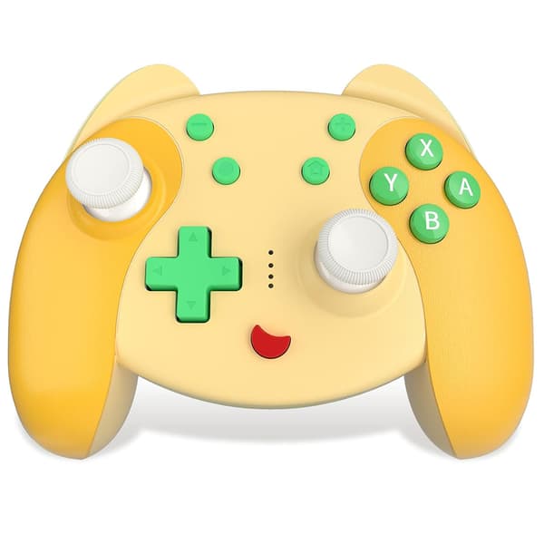 Trådløse Switch-kontrollere - Gule - Kompatibel med Nitendo-Anima