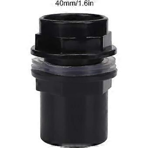 5 st/set PVC Akvarium Vattenrörskarv Raka Rör Tillbehör Anslutning Akvarier (40mm)