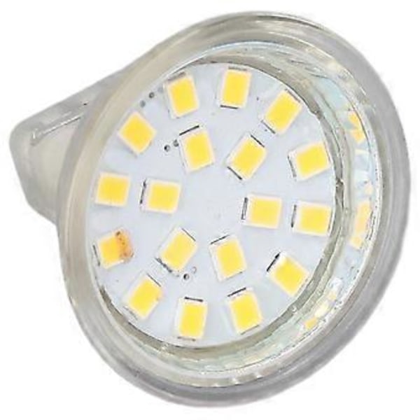 4 stk. 18LED MR11 Lyspære 3W 300LM Dobbel Pin Base Landskapsspot Lyspære for Stue Kald Hvit