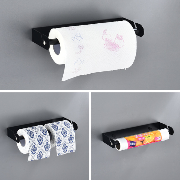 Papirhåndkleholder, Rustfritt Stål Papirdispenser, Sølv