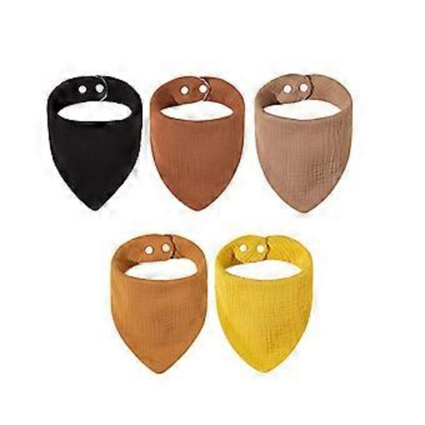 Baby Bandana Dregellappar Haklappar 6-lager för Dreglande & Tandsprickning Mjuk & Absorberande för Pojkar Flickor Nyfödd Duschgåva C
