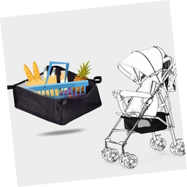 Barnevognskurv Produkt Opbevaring Underseat Universal Board Extra I