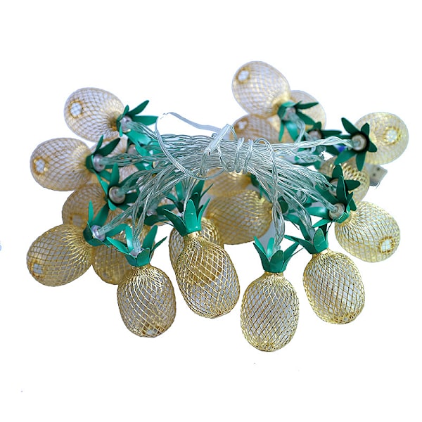 LED Ananas ljusslinga, 3m 20 LED USB dekorationsljus för