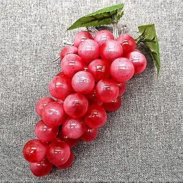Luonnollisen näköiset jäljitelmäviinirypäleet sopivat erilaisiin koristeisiin, mukaan lukien kodit, häät, ravintolat ja valokuvaus, punaiset ja mustat viinirypäleet red and black grapes